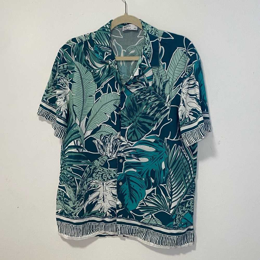 Button Down Beach Shirt - image 1